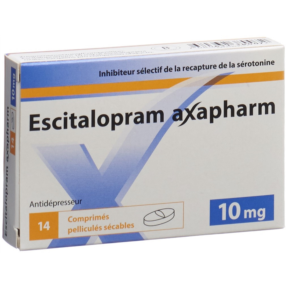 ESCITALOPRAM axapharm 10 mg, image 2 sur 2