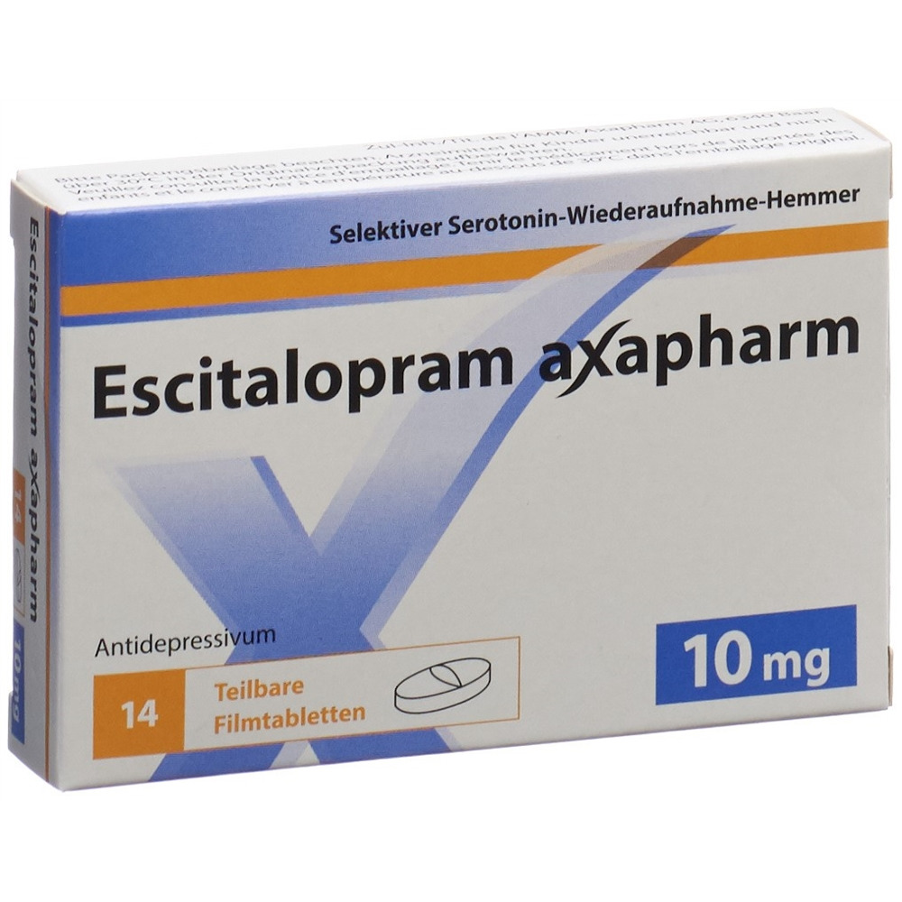 ESCITALOPRAM axapharm 10 mg, Hauptbild