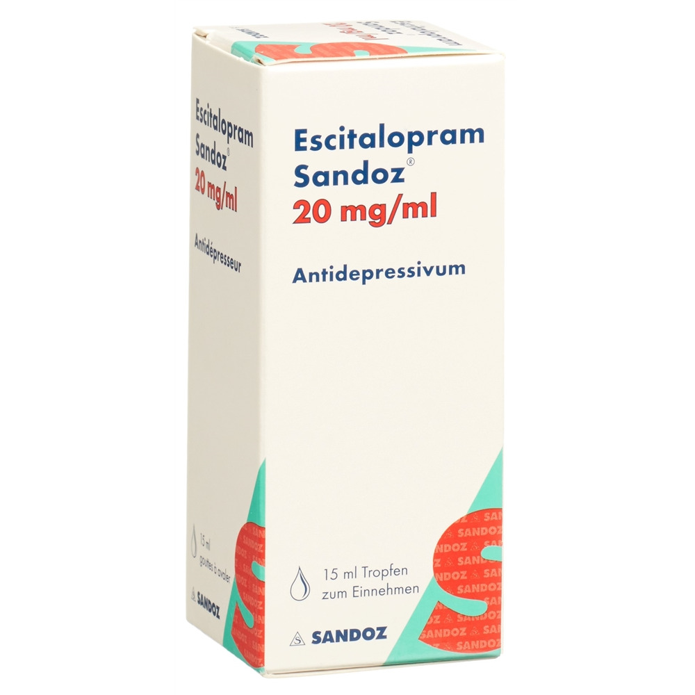 ESCITALOPRAM Sandoz 20 mg/ml, image principale