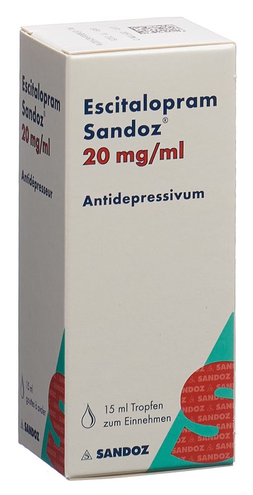 ESCITALOPRAM Sandoz 20 mg/ml, Hauptbild