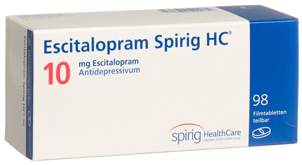 ESCITALOPRAM Spirig HC 10 mg, image principale