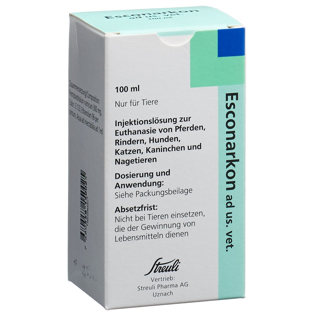 ESCONARKON sol inj 300 mg/ml ad us. vet. fl 100 ml