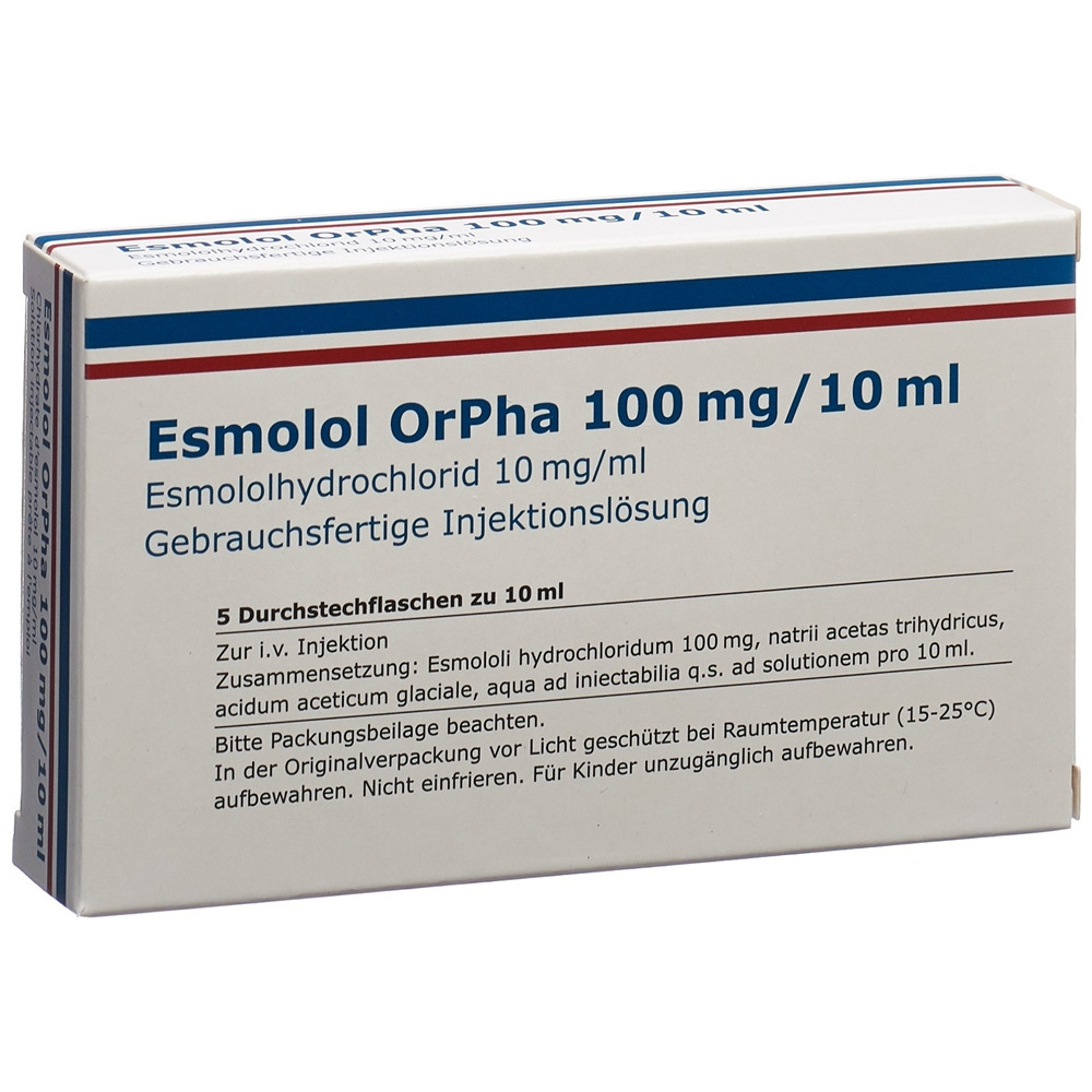 ESMOLOL OrPha 100 mg/10ml, image principale