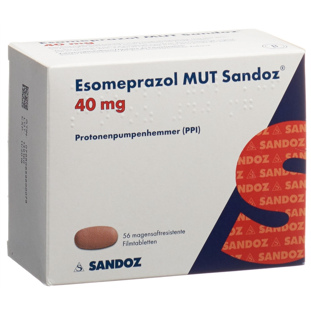 ESOMEPRAZOLE MUT Sandoz 40 mg, image principale