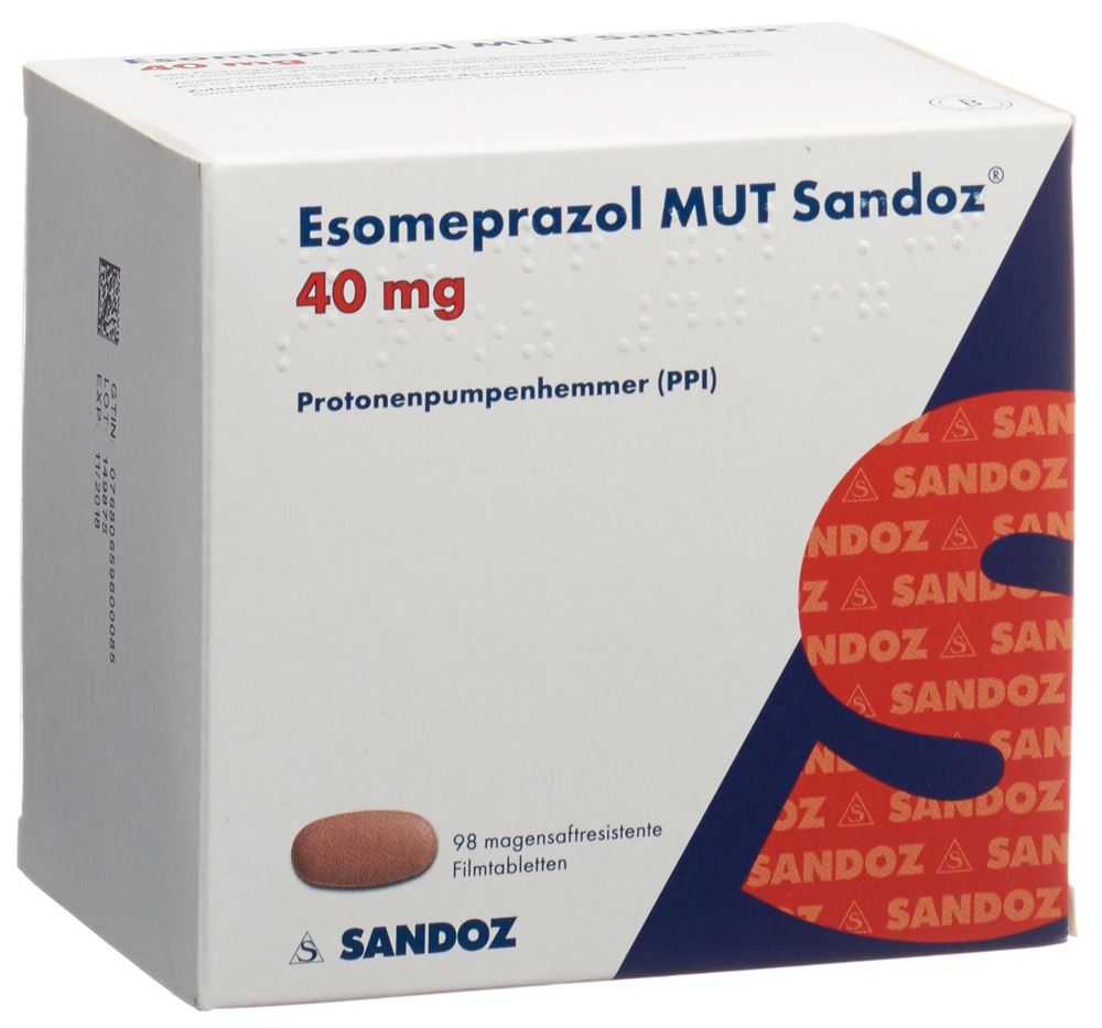 ESOMEPRAZOLE MUT Sandoz 40 mg, image principale