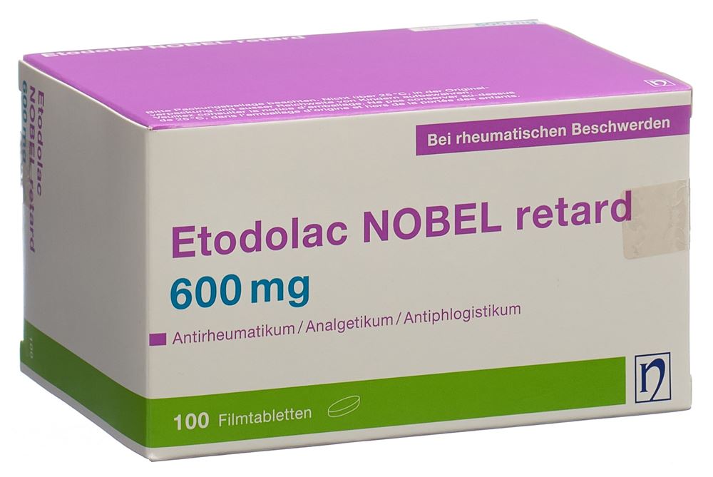 ETODOLAC NOBEL 600 mg, Hauptbild