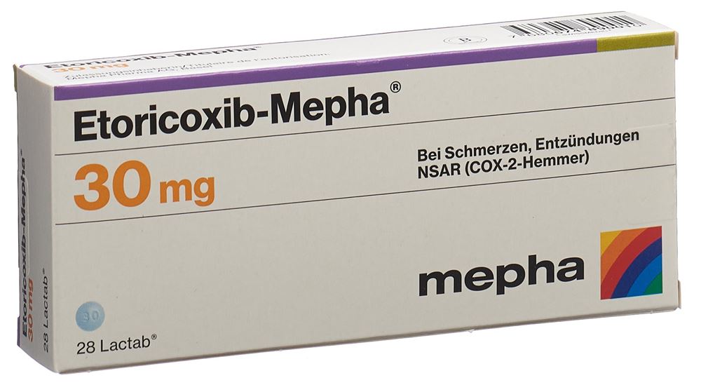 ETORICOXIB Mepha 30 mg, Hauptbild