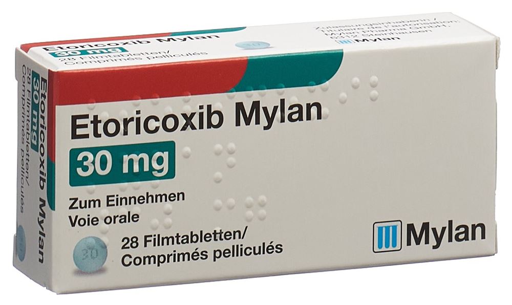 ETORICOXIB Mylan 30 mg, Hauptbild