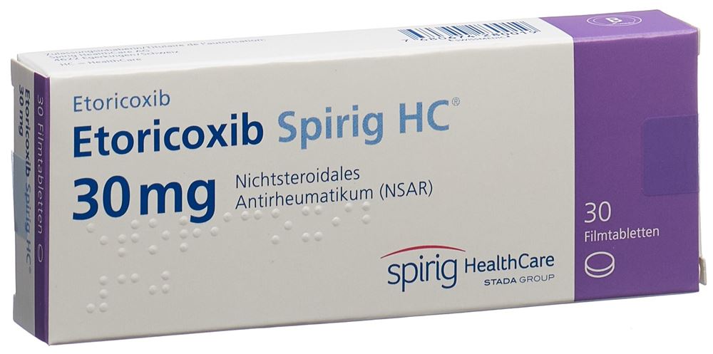 ETORICOXIB Spirig HC 30 mg, image principale