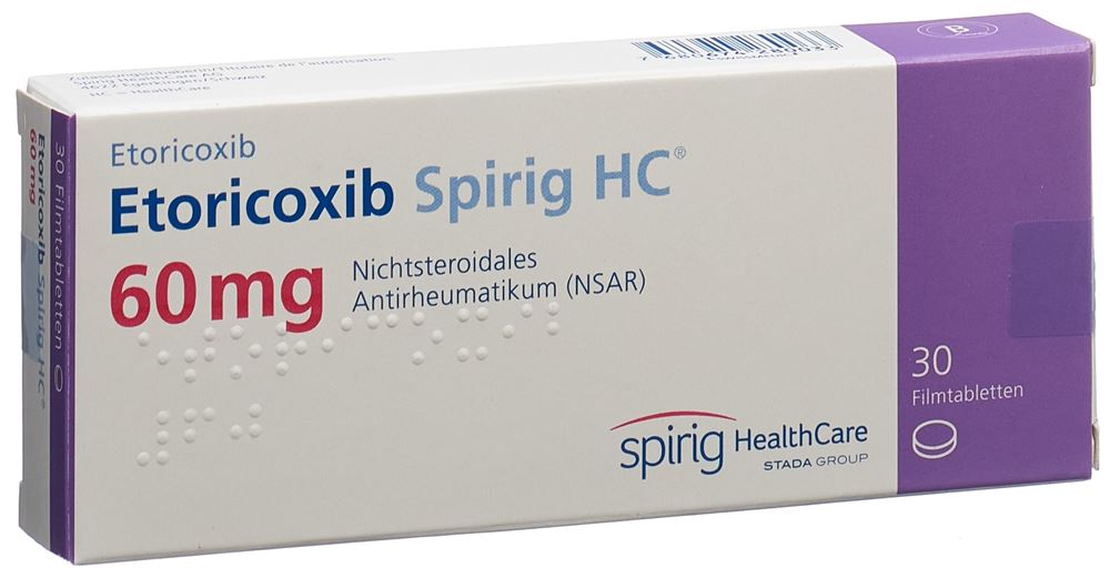 ETORICOXIB Spirig HC 60 mg, image principale