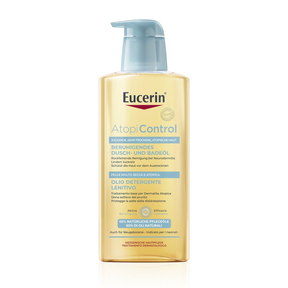 EUCERIN AtopiControl huile de bain et douche, image principale