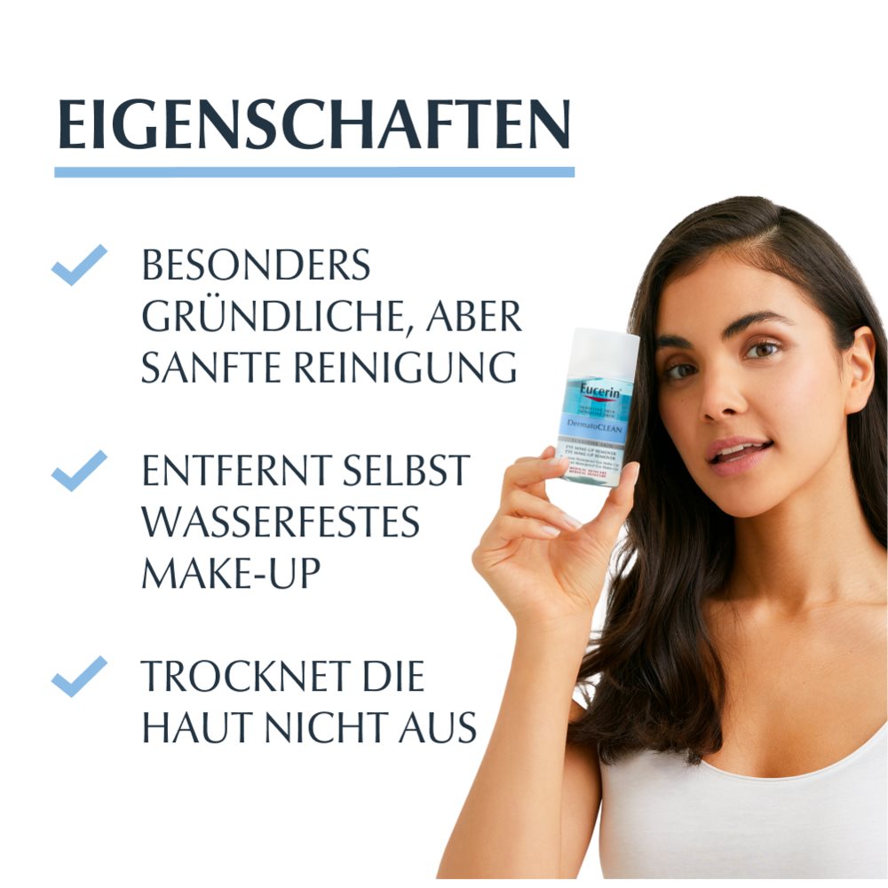 EUCERIN DermatoCLEAN Augen Make-up-Entferner