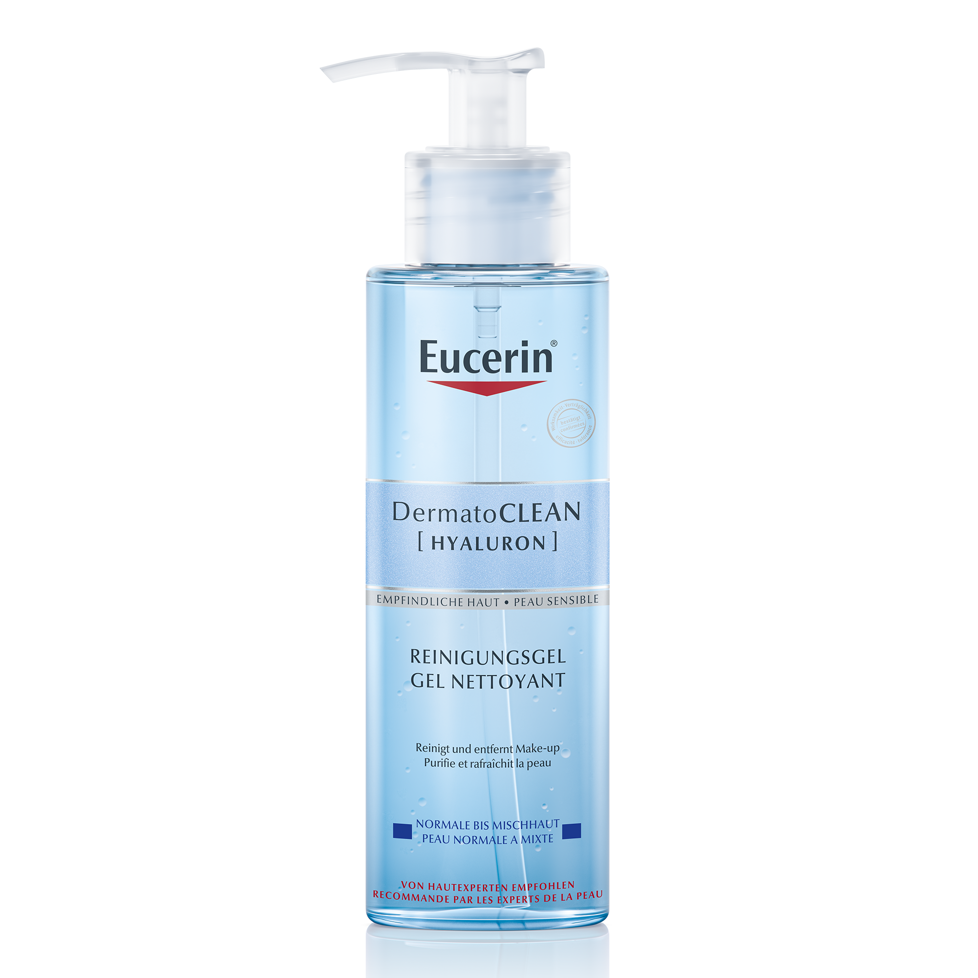 EUCERIN DermatoCLEAN gel nettoyant, image principale