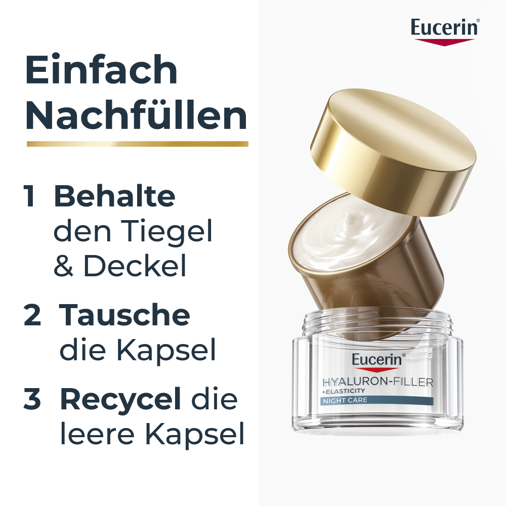 EUCERIN HYALURON-FILLER + ELASTICITY Nachtpflege, Bild 4 von 5