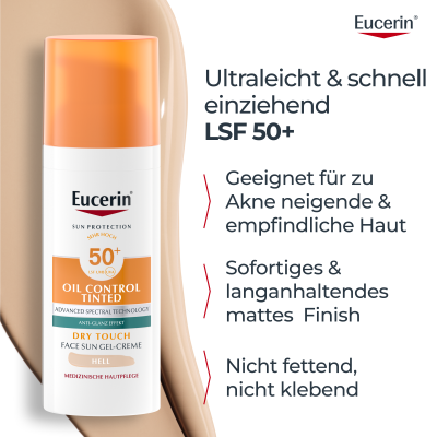 EUCERIN SUN Face Oil Control Gel-Creme, Bild 2 von 5