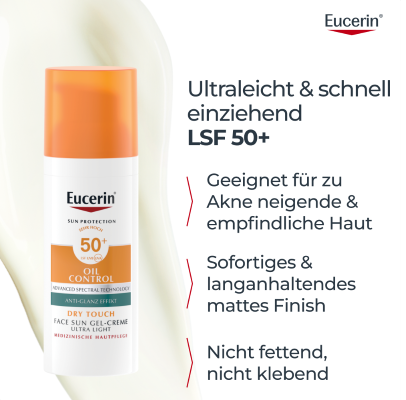 EUCERIN SUN Face Oil Control gel-crème, image 2 sur 5