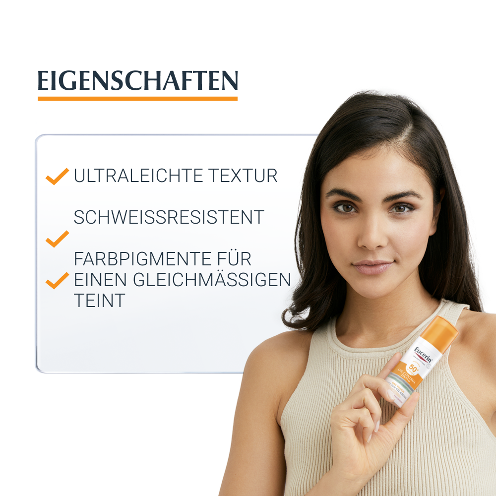 EUCERIN SUN Face Oil Control gel-crème, image 4 sur 5