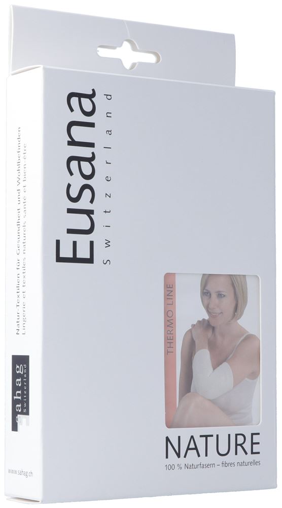 Eusana chauffe-genou double tricot