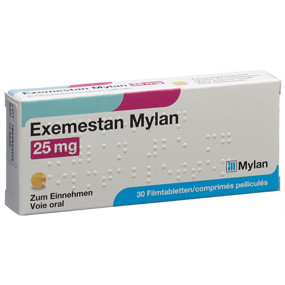 EXEMESTANE Mylan 25 mg, Hauptbild