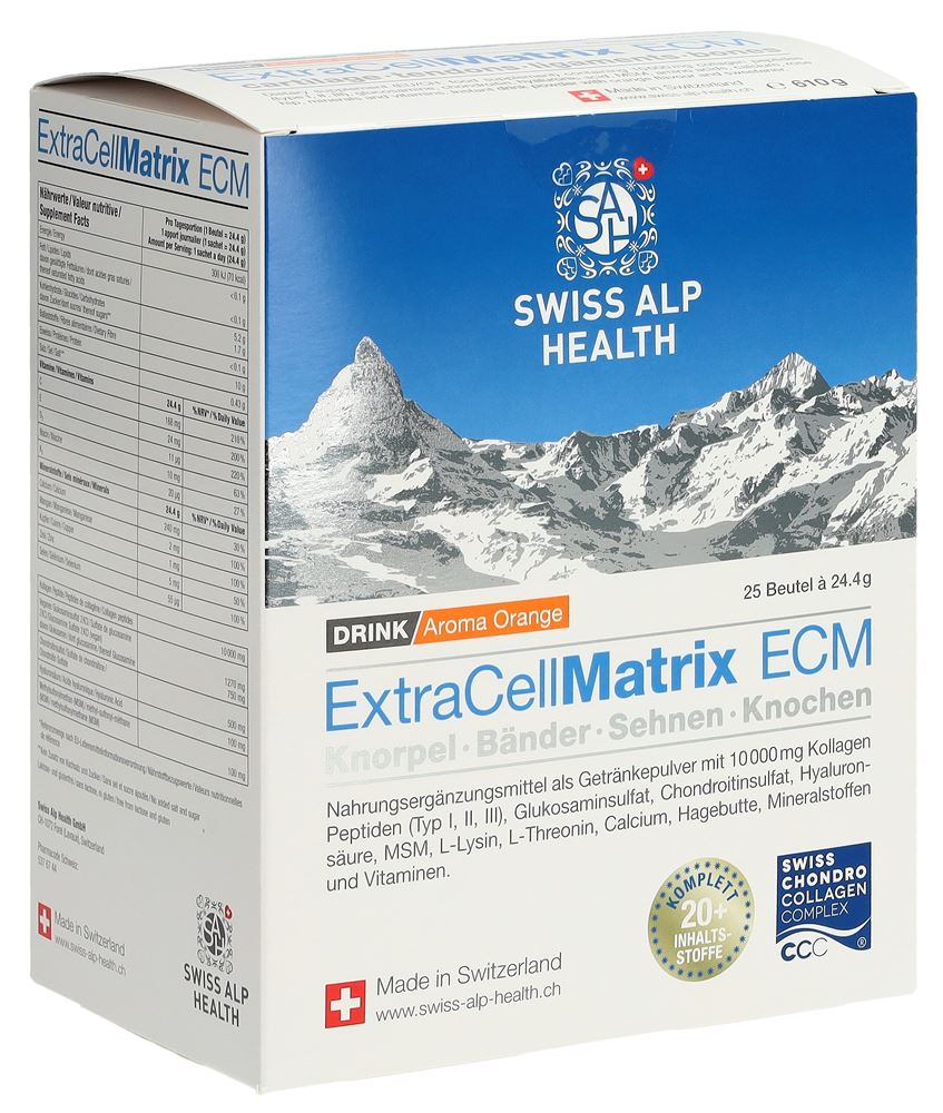EXTRA CELL Matrix ECM Drink articulation cartilage tendons ligaments et os
