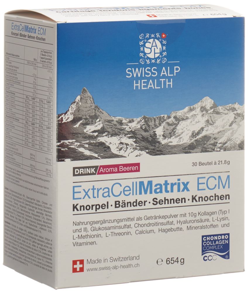 EXTRA CELL Matrix ECM Drink für Gelenke Knorpel Bänder Sehnen und Knochen, Hauptbild