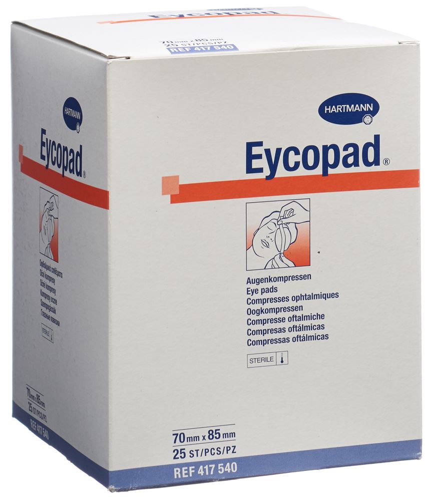 Eycopad compresses ophtalmiques, image principale