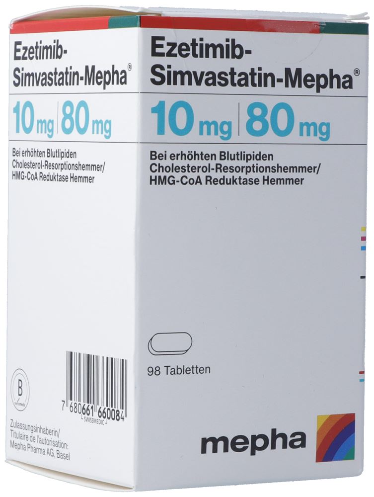 EZETIMIBE SIMVASTATINE Mepha