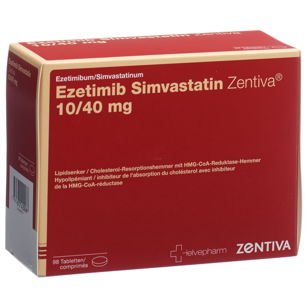 EZETIMIBE SIMVASTATINE Zentiva, image principale