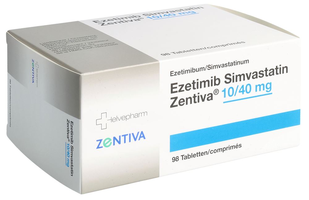 EZETIMIBE SIMVASTATINE Zentiva, image principale EZETIMIBE SIMVASTATINE Zentiva, image principale