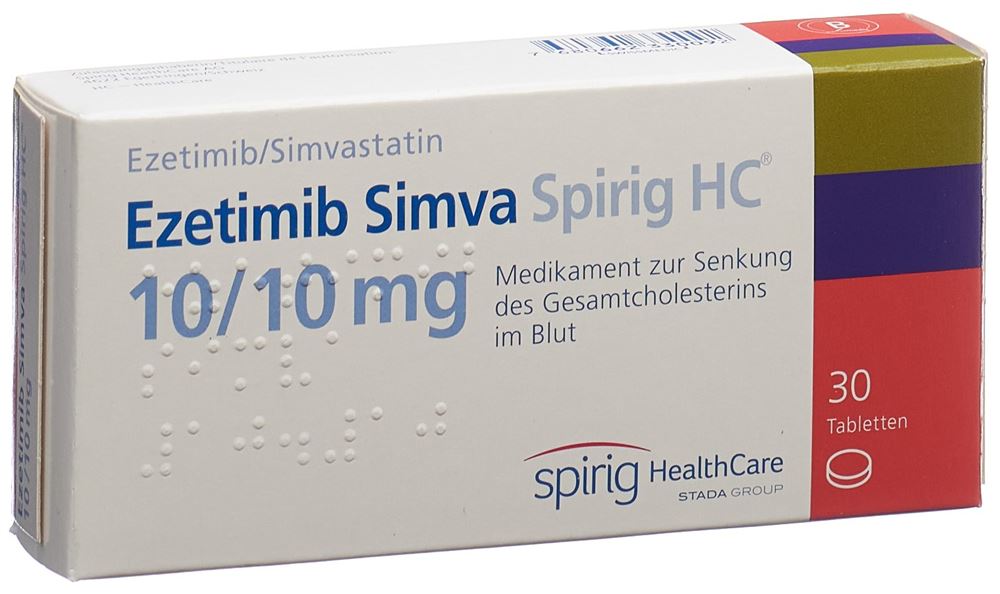 EZETIMIBE SIMVA Spirig HC, image principale