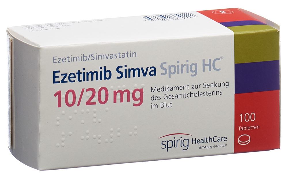 EZETIMIBE SIMVA Spirig HC, image principale