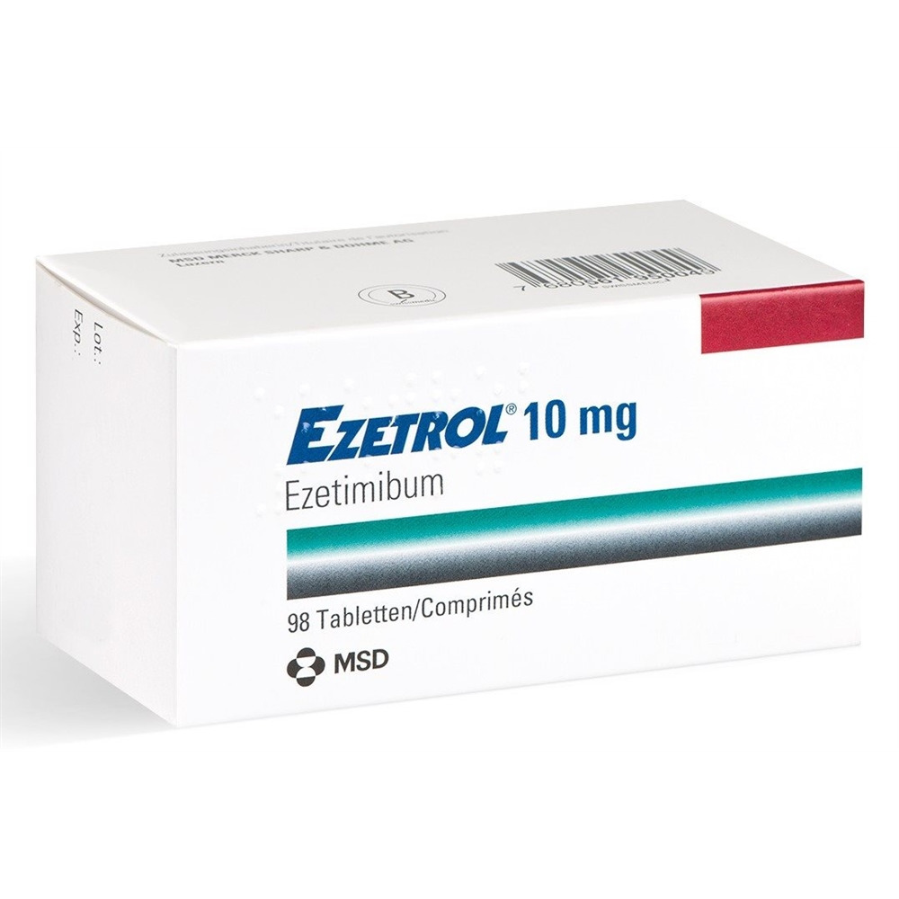 EZETROL Tabl 10 mg Blist 98 Stk, Hauptbild