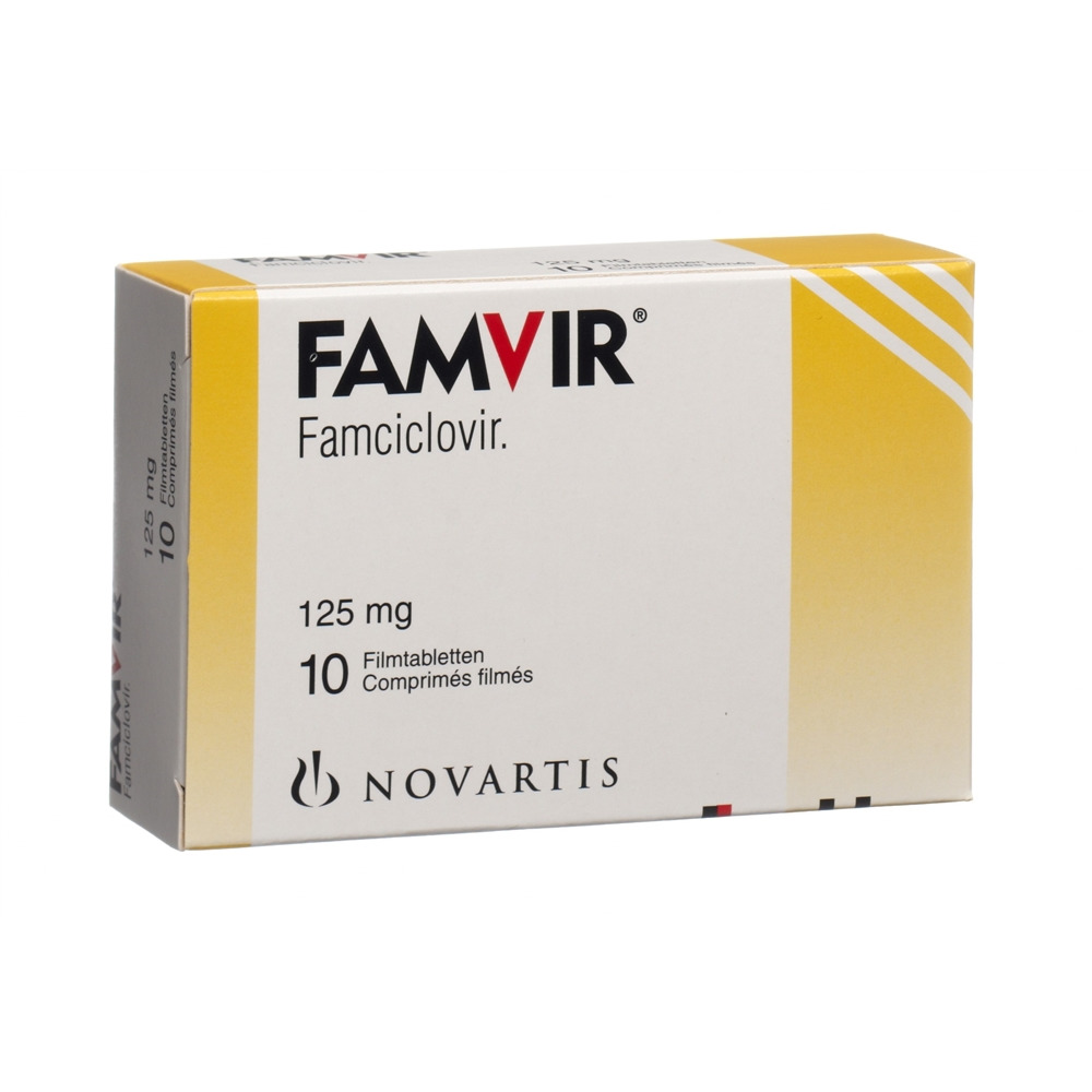 FAMVIR cpr 125 mg blist 10 pce, image principale