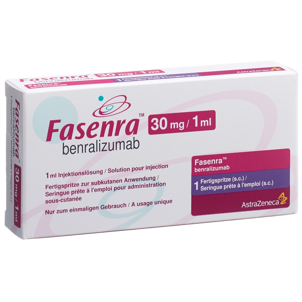 FASENRA Inj Lös 30 mg/ml Fertspritze Fertspr 1 ml, Hauptbild