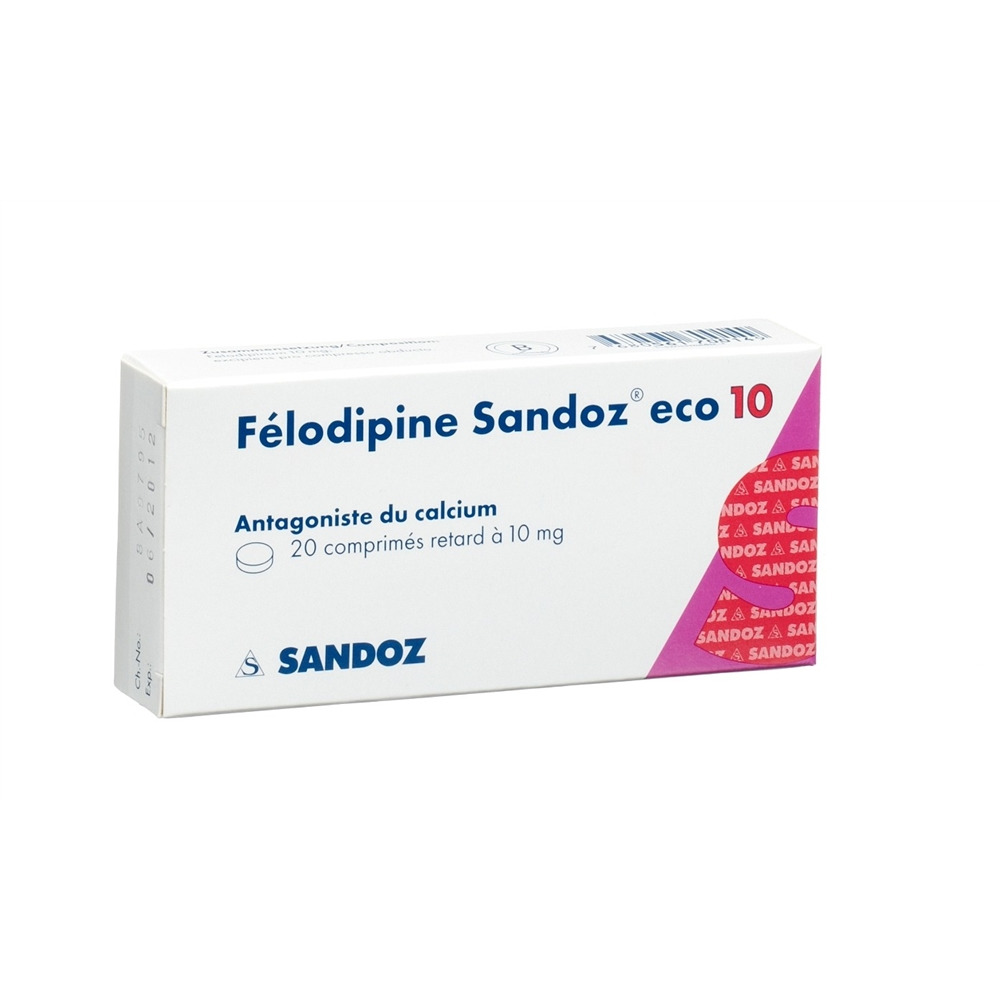 FELODIPINE Sandoz eco 10 mg, image 2 sur 2