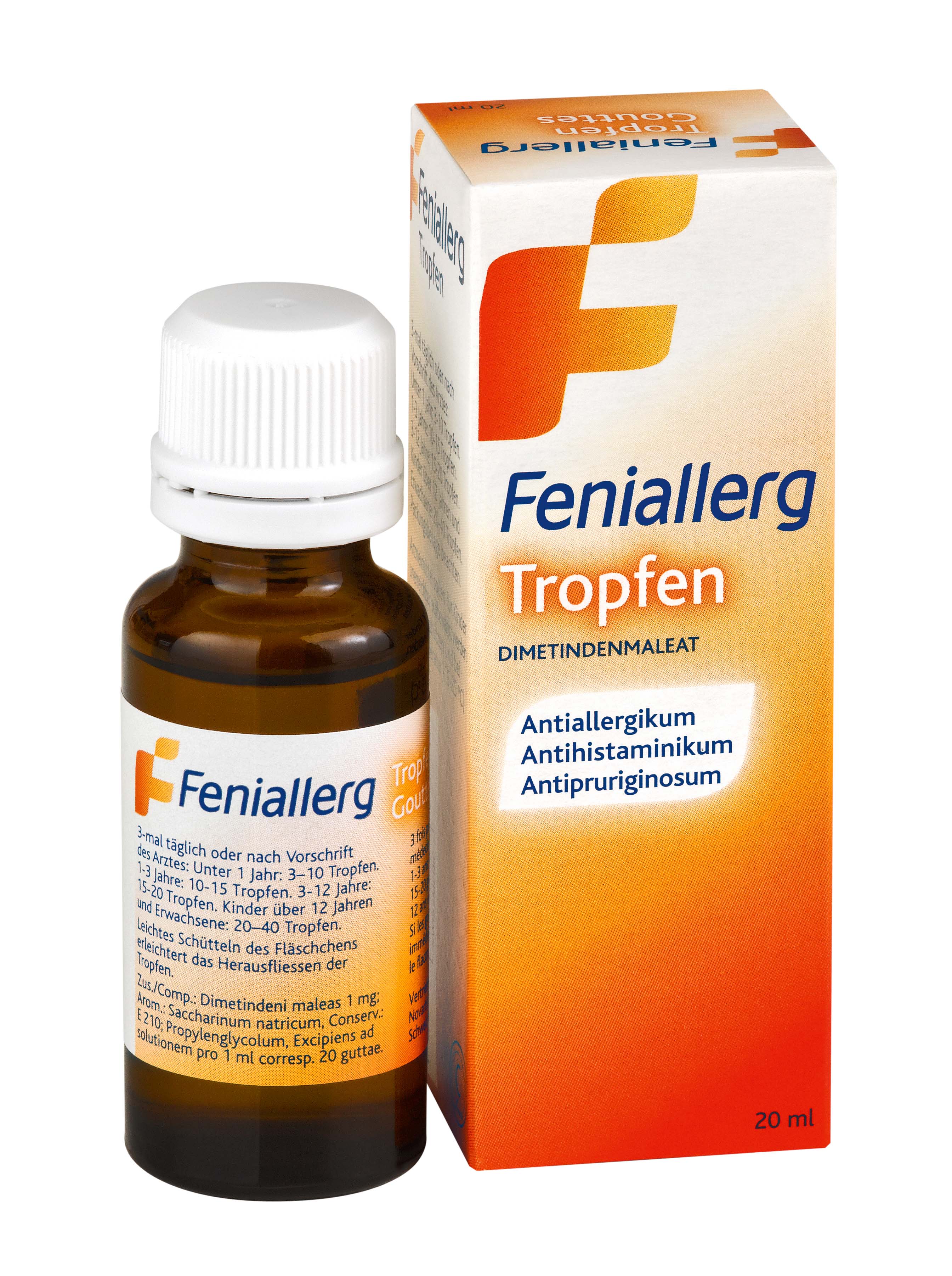 Feniallerg Tropfen 1 mg/ml Fl 20 ml, Bild 2 von 2