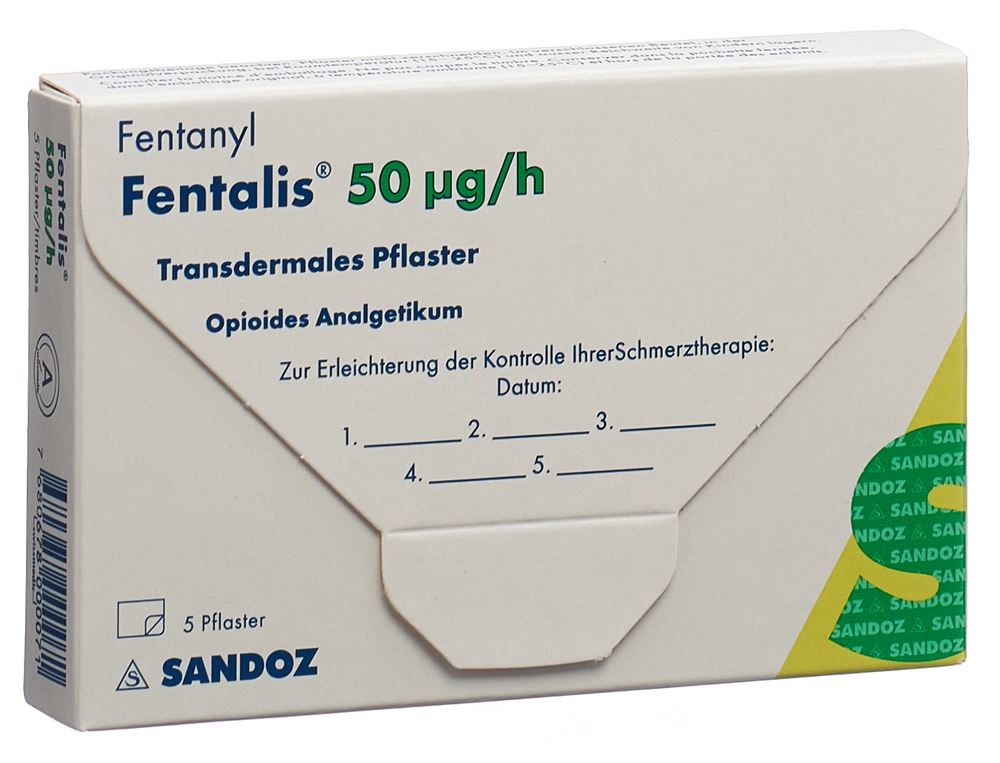FENTALIS Matrixpfl 50 mcg/h Btl 5 Stk, Hauptbild