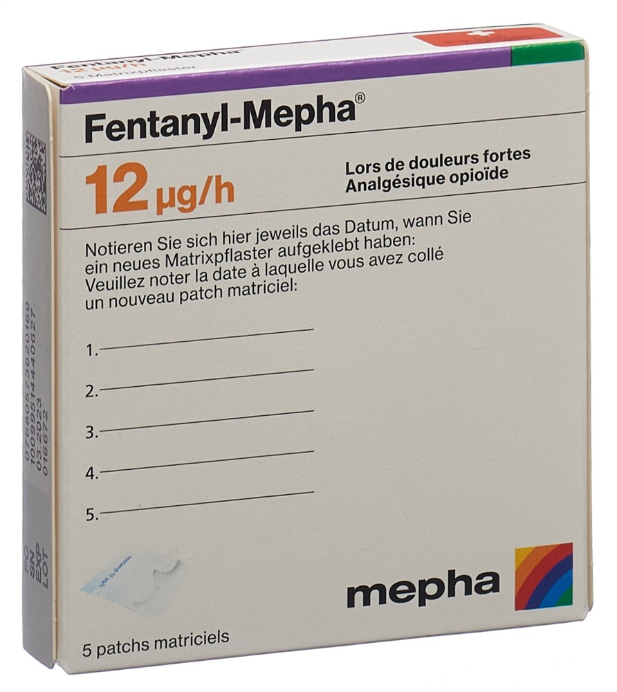FENTANYL Mepha 12 mcg/h, Bild 2 von 2