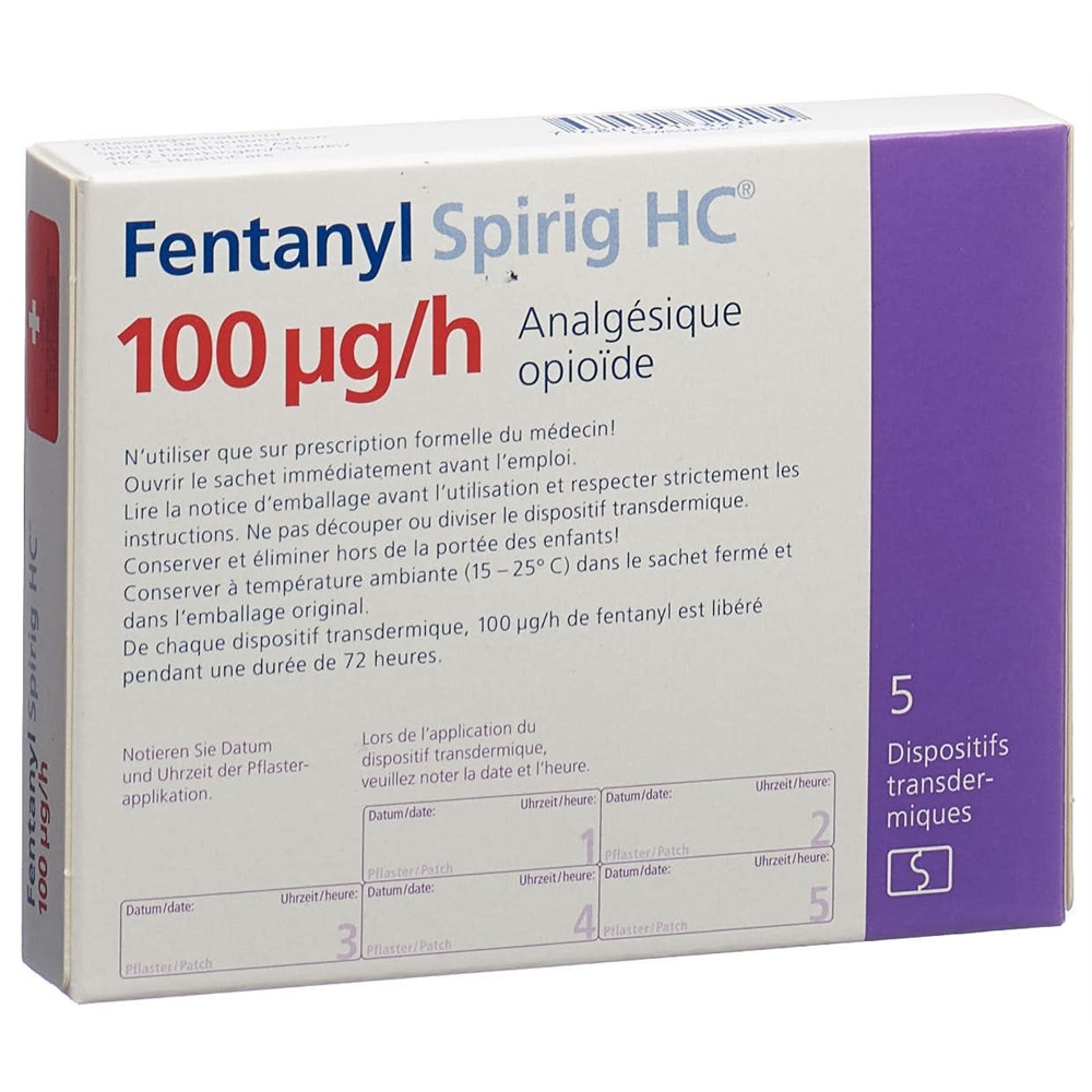 FENTANYL Spirig HC 100 mcg/h, image 2 sur 2