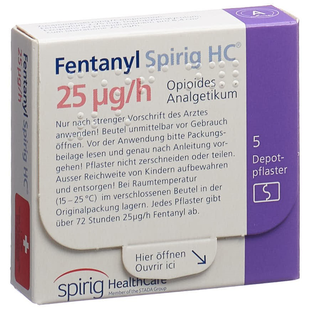FENTANYL Spirig HC 25 mcg/h, image principale