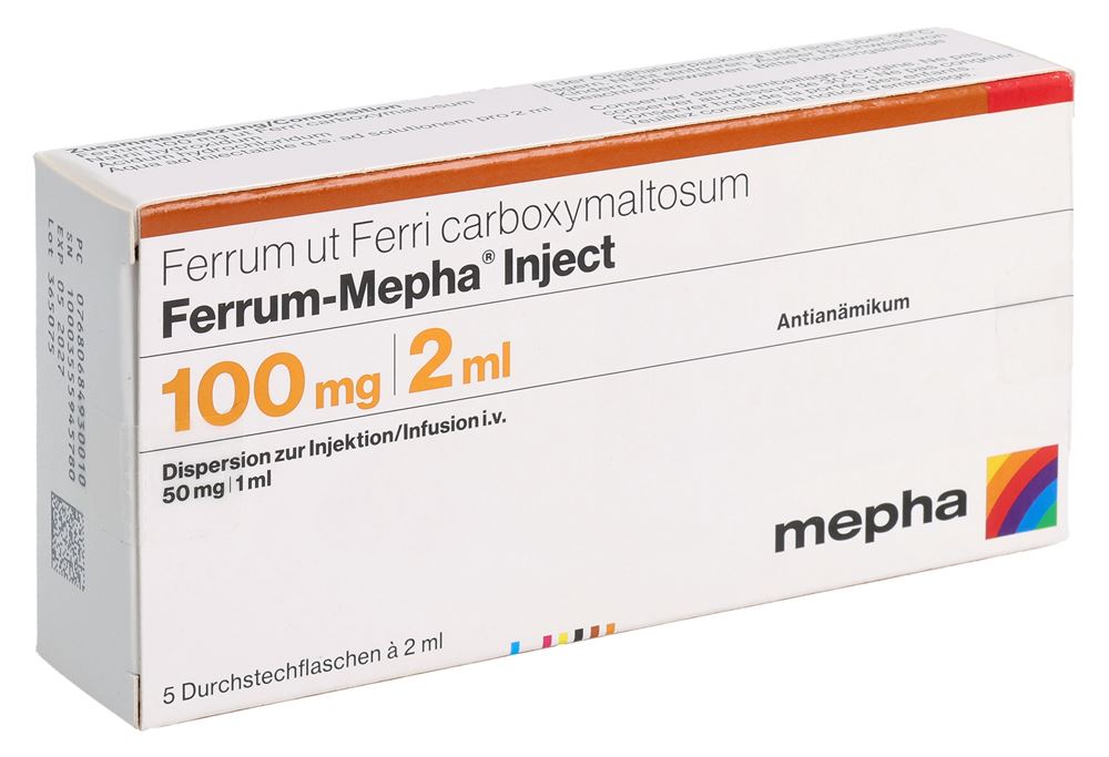 FERRUM Inject 100 mg/2ml
