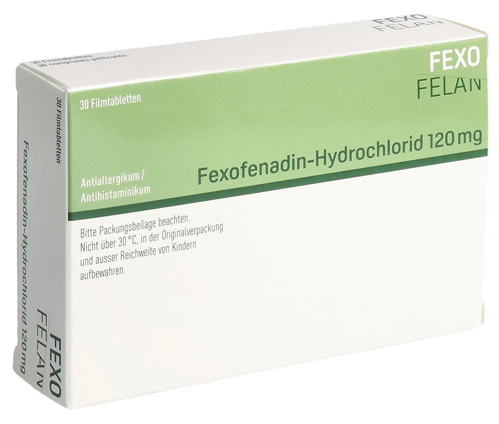 FEXOFELAN Filmtabl 120 mg Blist 30 Stk, Hauptbild