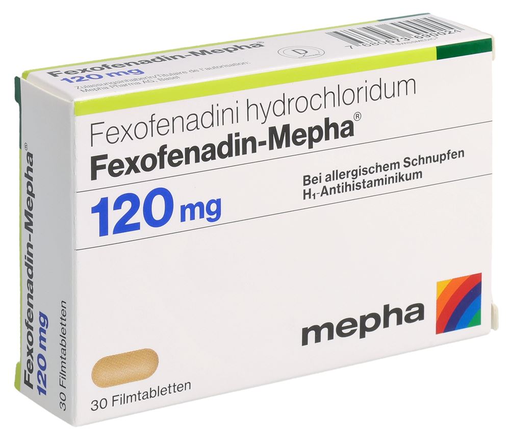 FEXOFENADINE Mepha 120 mg