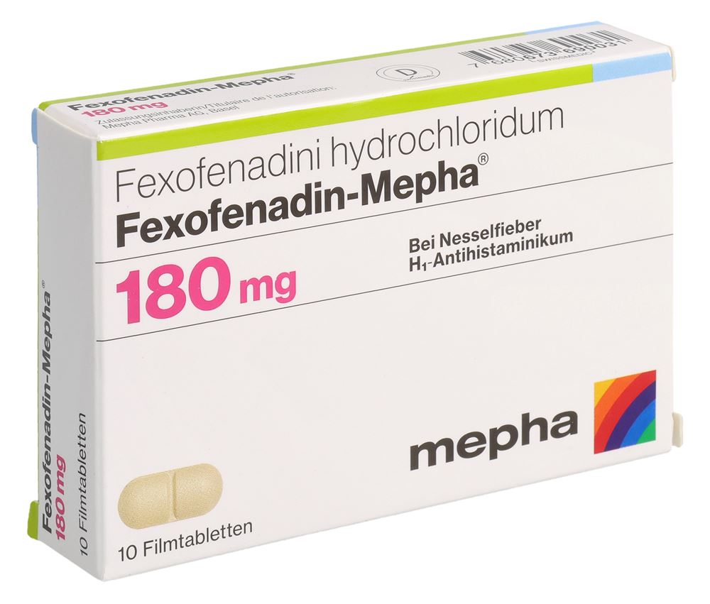FEXOFENADINE Mepha 180 mg, image principale