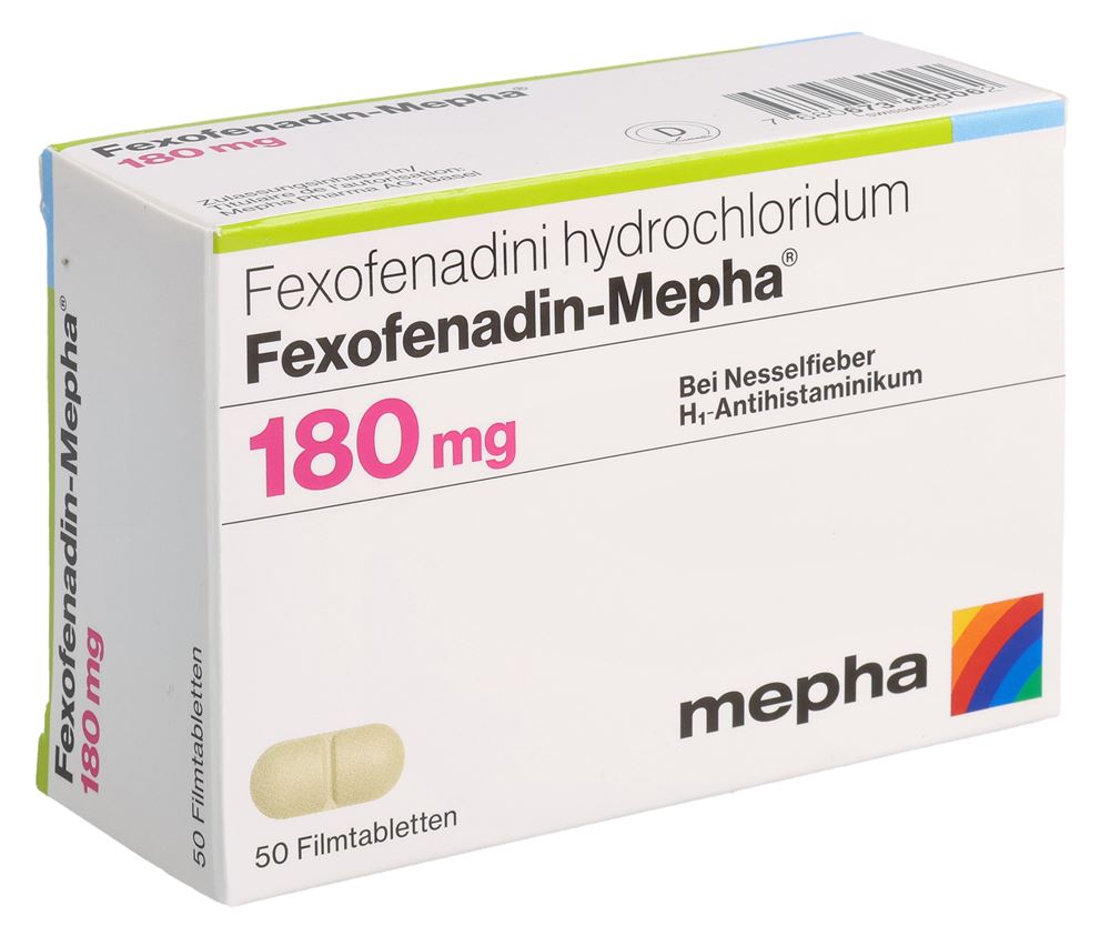 FEXOFENADINE Mepha 180 mg