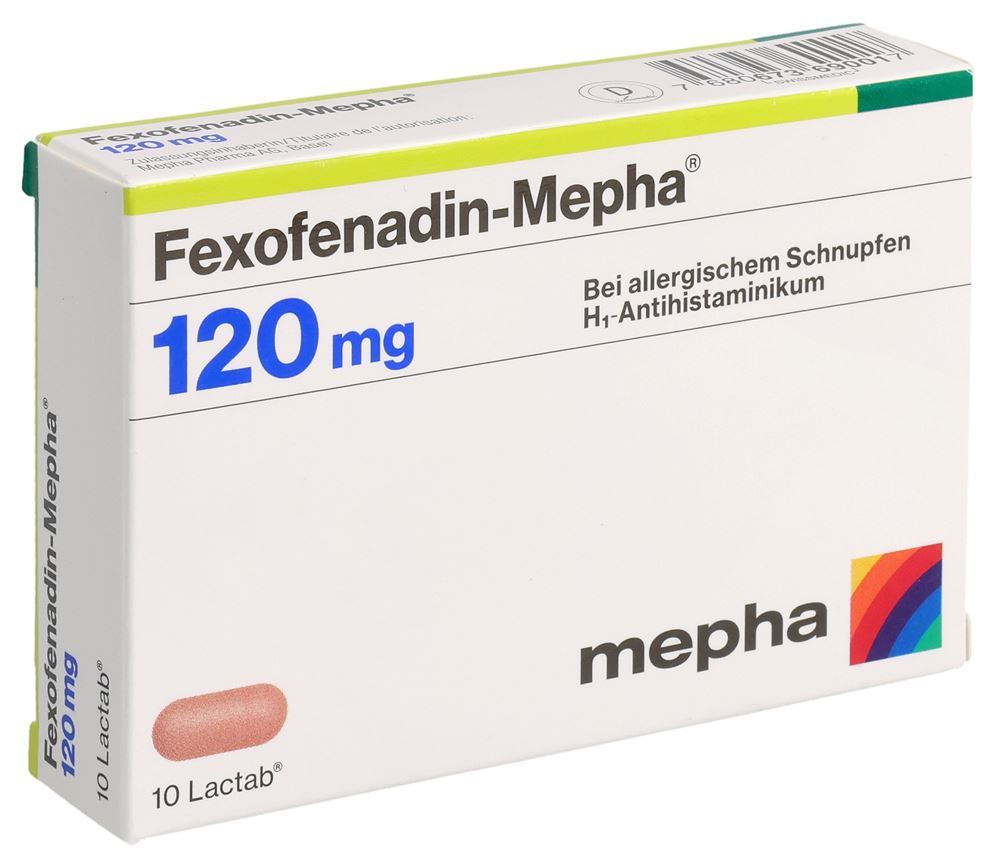 FEXOFENADINE Mepha 120 mg, Hauptbild