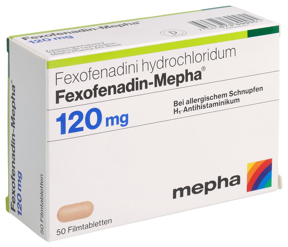 FEXOFENADINE Mepha 120 mg