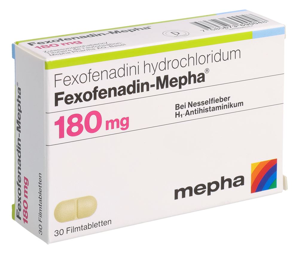 FEXOFENADINE Mepha 180 mg, Hauptbild