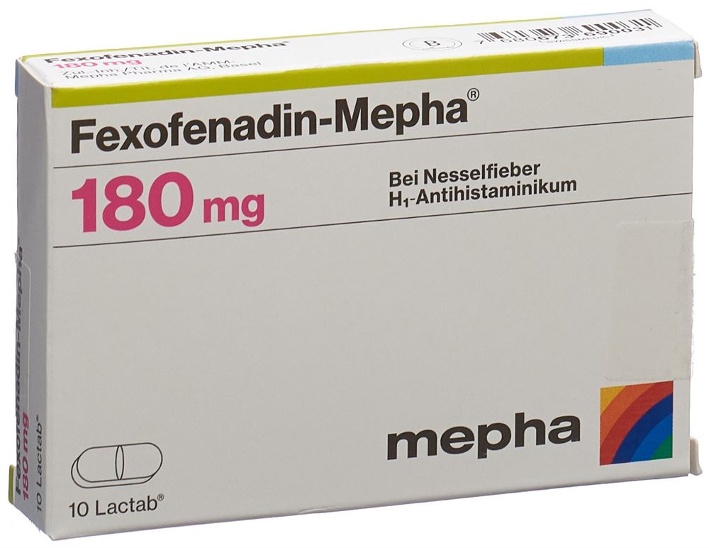 FEXOFENADINE Mepha 180 mg, image principale