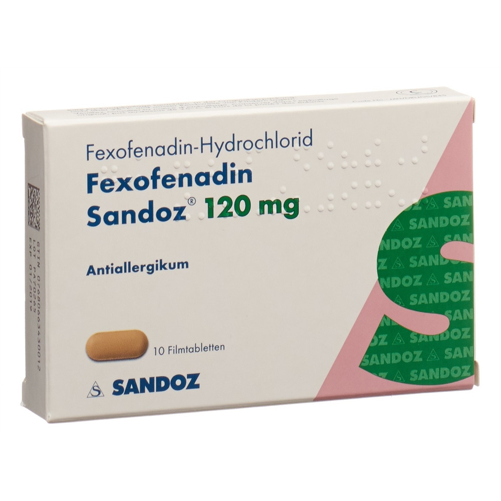 FEXOFENADINE Sandoz 120 mg, Bild 2 von 4